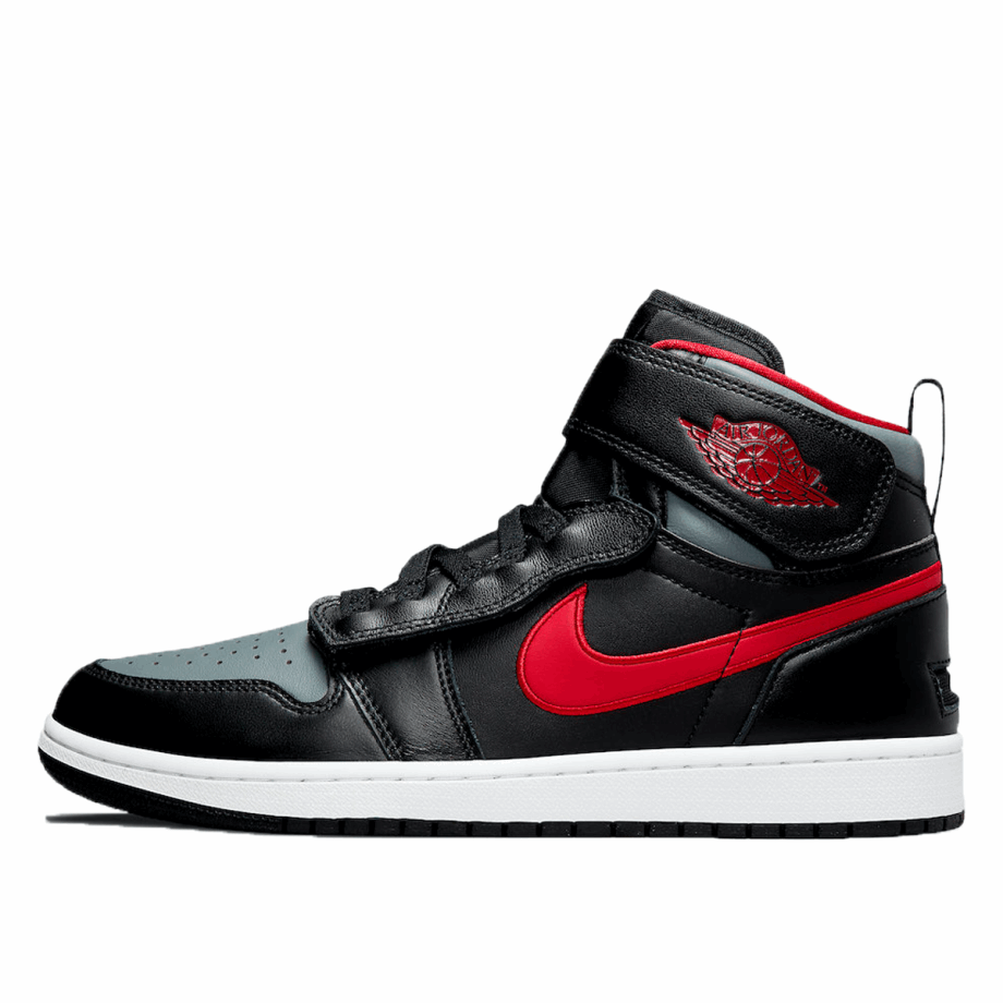 1 Hi FlyEase Black Gym Red Klekt