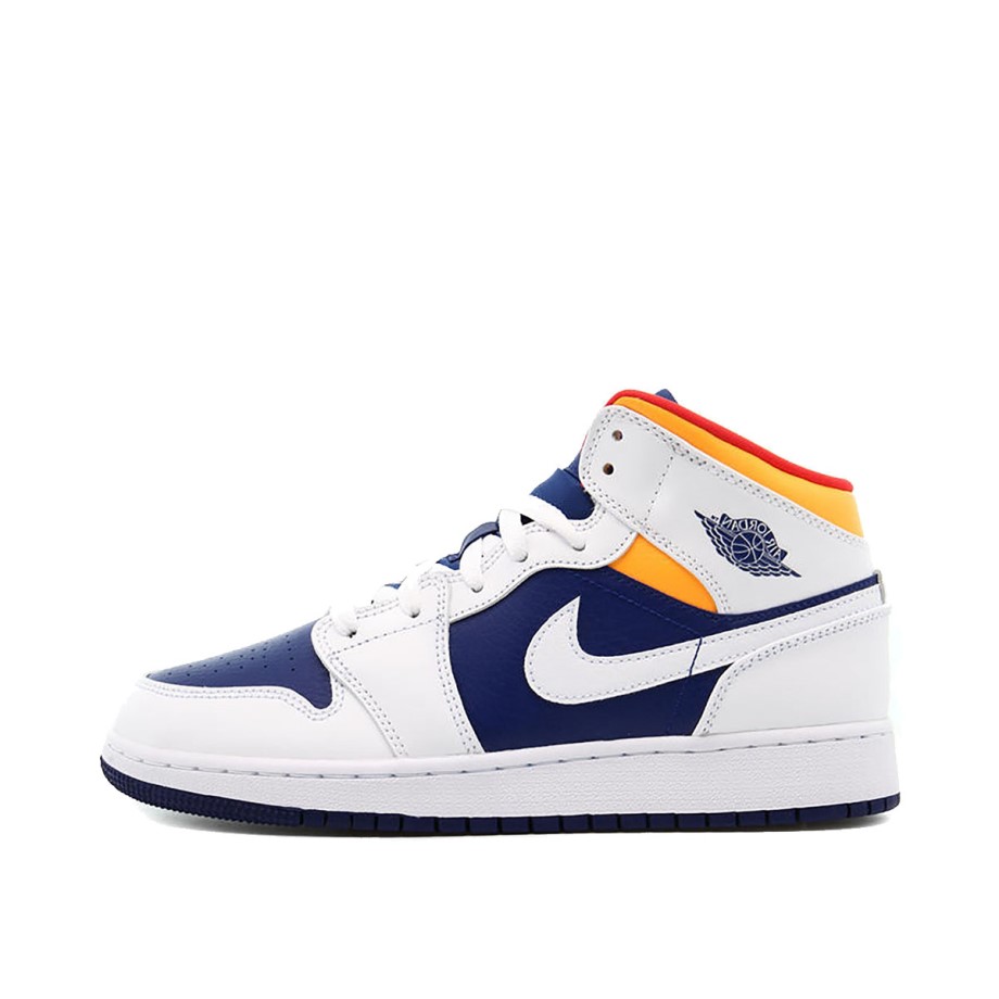 1 Mid White Laser Orange Deep Royal Blue (GS) Klekt