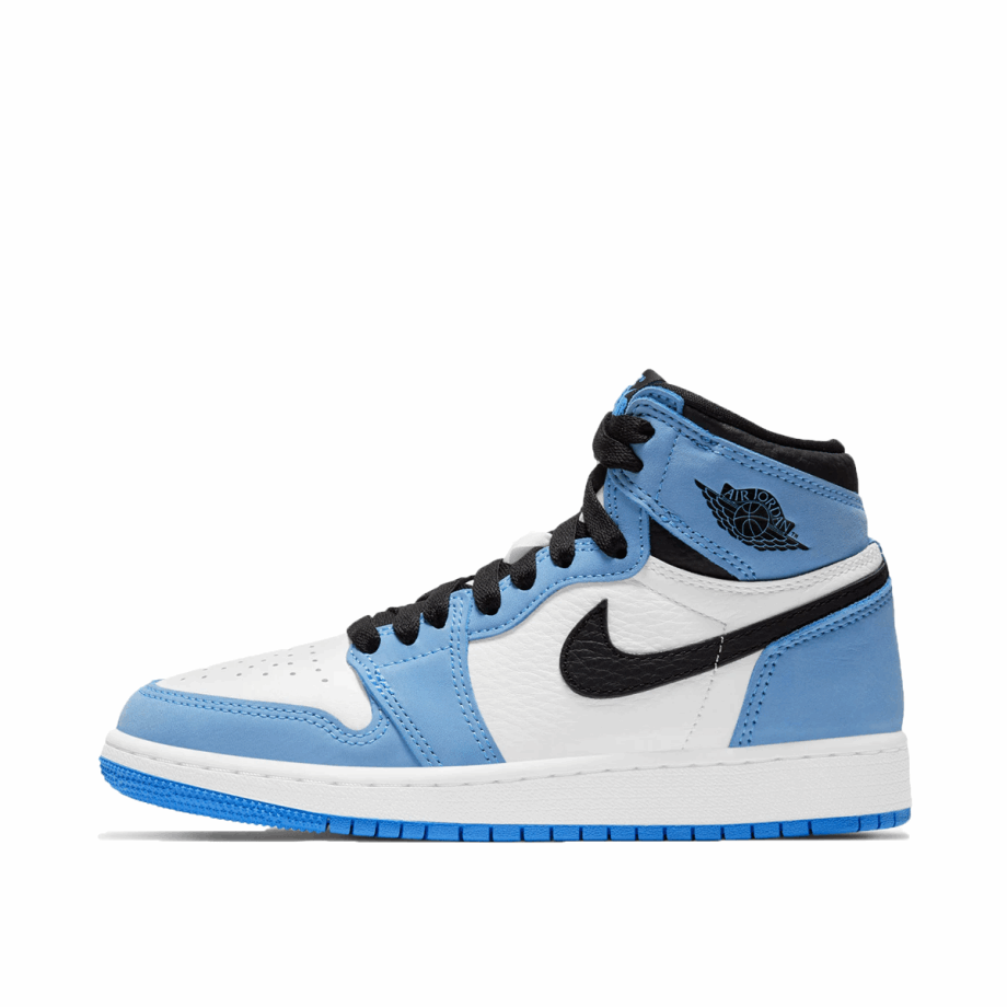1 Retro High White University Blue (GS) Klekt