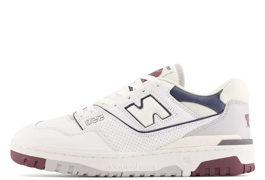550 White Burgundy Navy Klekt