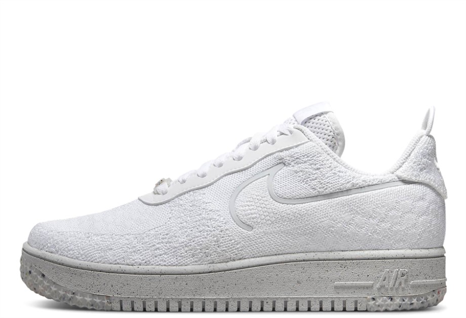 Air Force 1 Crater Flyknit Triple White Klekt