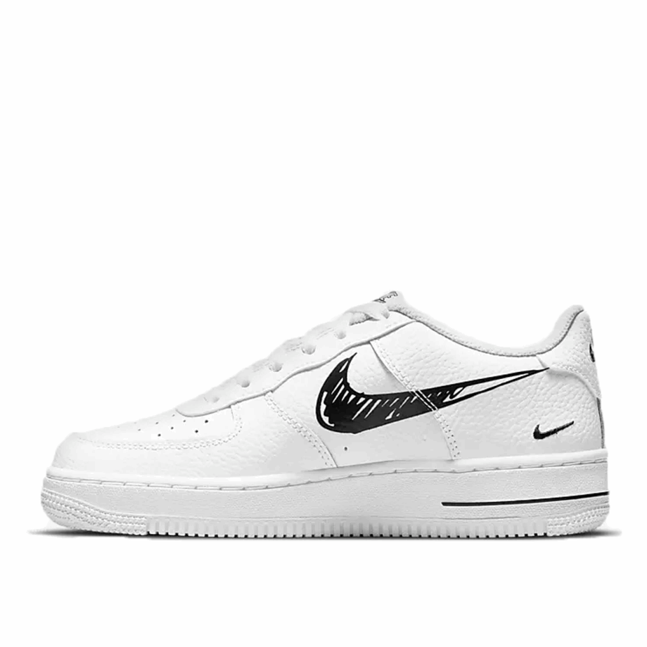 Air Force 1 Low Sketch White Black Klekt