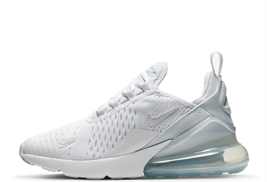 Air Max 270 GS White Metallic Silver Klekt