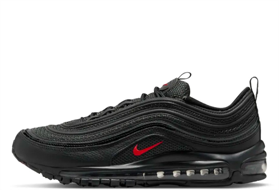 Air Max 97 Black and University Red Klekt