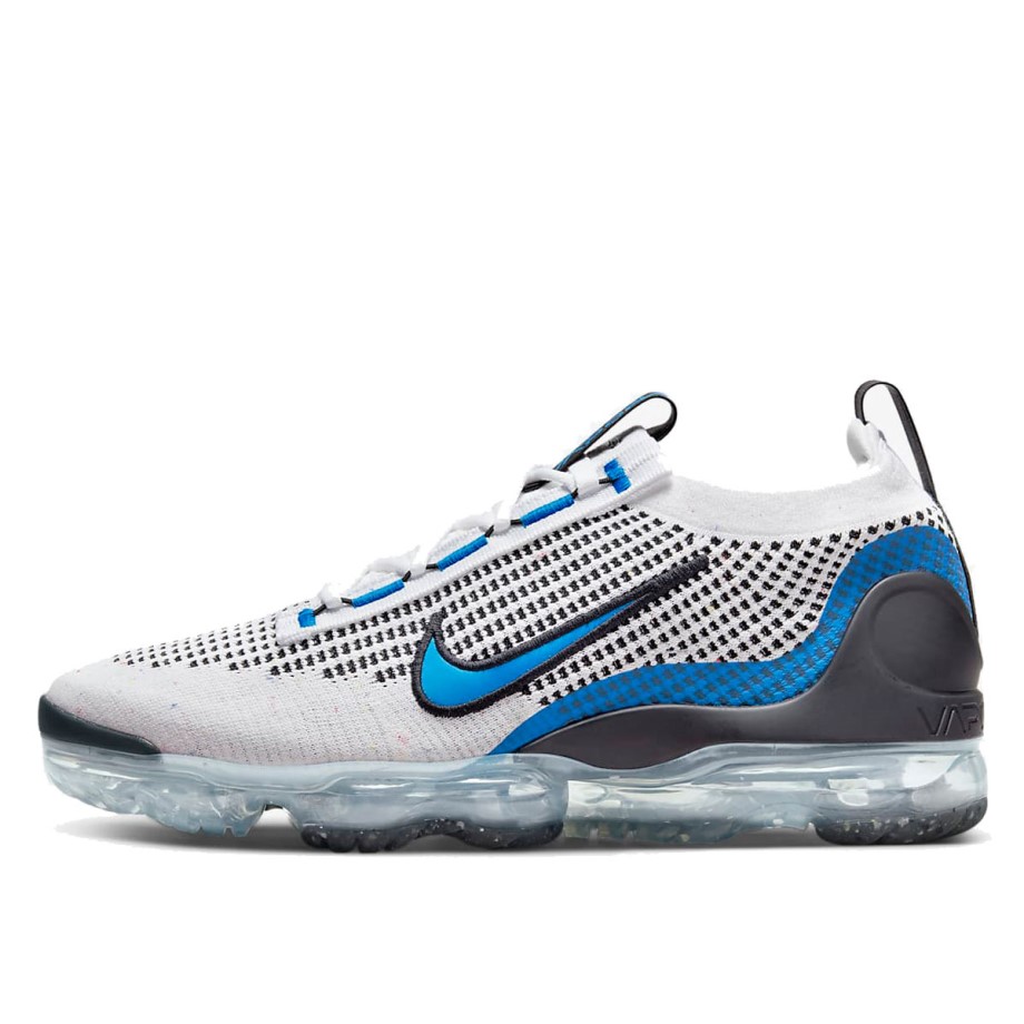 Air VaporMax 2021 Flyknit White Black Photo Blue Klekt