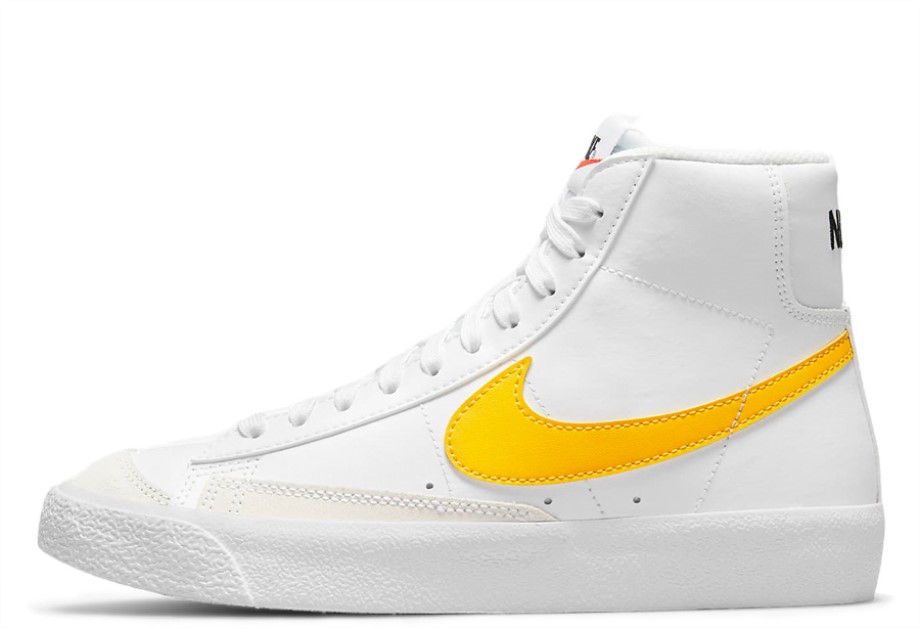 Blazer Mid GS White Pecan Vivid Sulphur Klekt