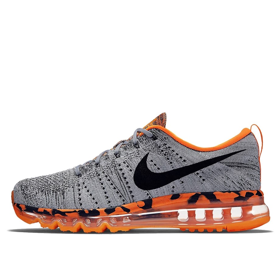 Flyknit Air Max Premium Wolf Grey Total Orange Klekt