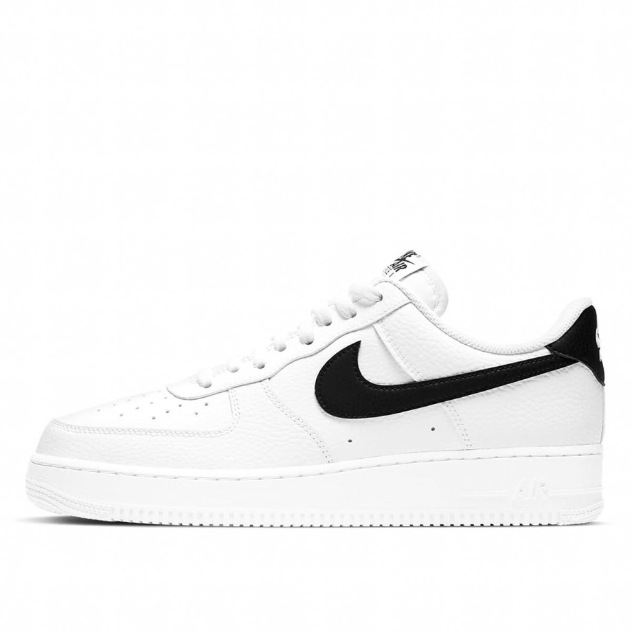 Klekt Air Force 1 Low 07 White Black Pebbled Leather