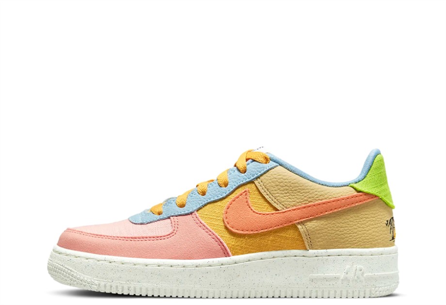 Klekt Air Force 1 Low GS Sun Club Gold Multi