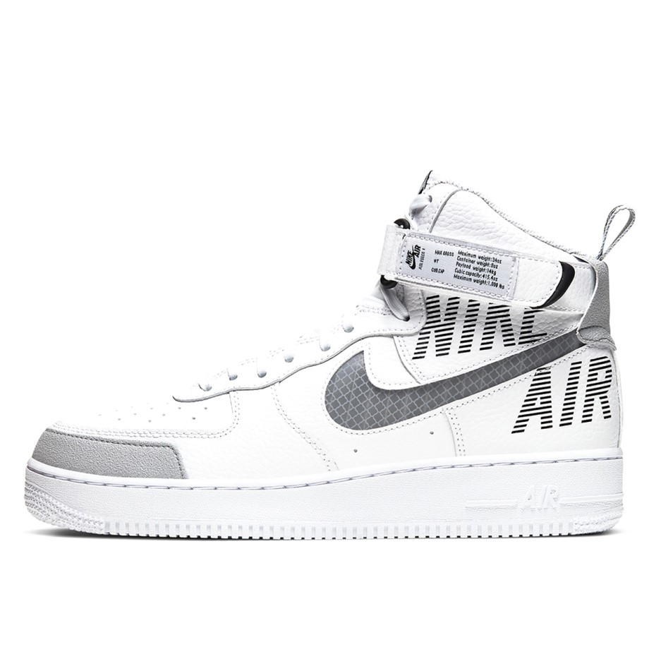 Klekt Air Force AF 1 High Under Construction White
