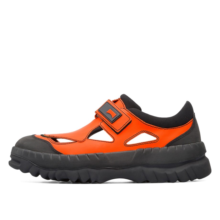 Klekt Camper Together x Kiko Kostadinov Chunky Sandal Black Orange