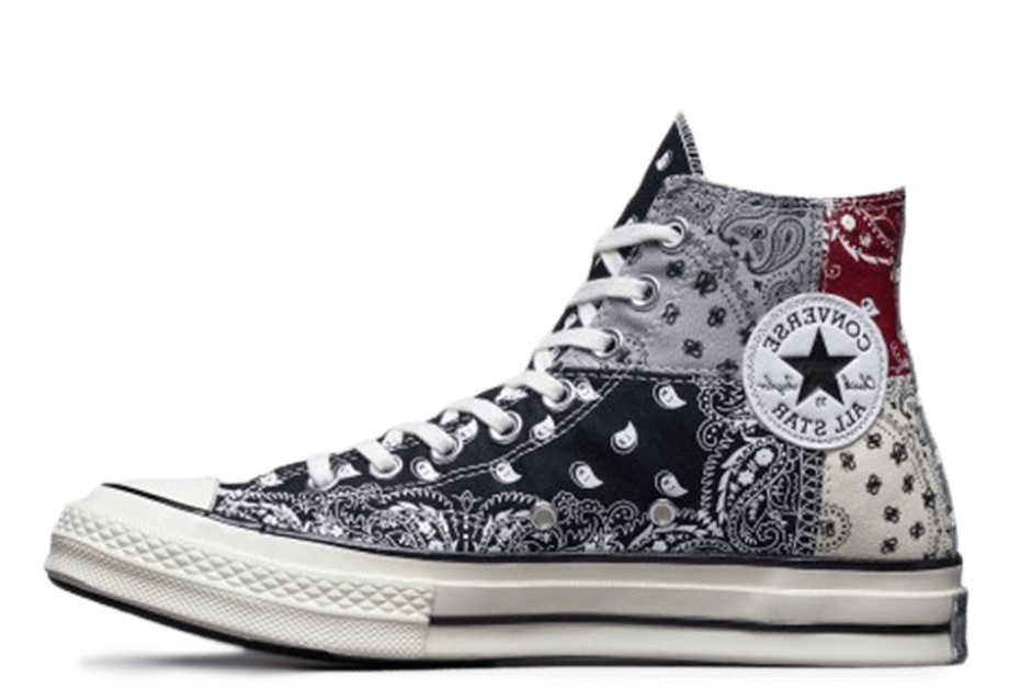 Klekt Chuck Taylor All-Star 70s Hi Offspring Paisley Black