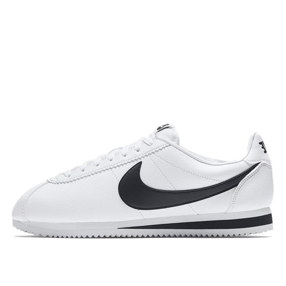 Klekt Classic Cortez Leather White Black