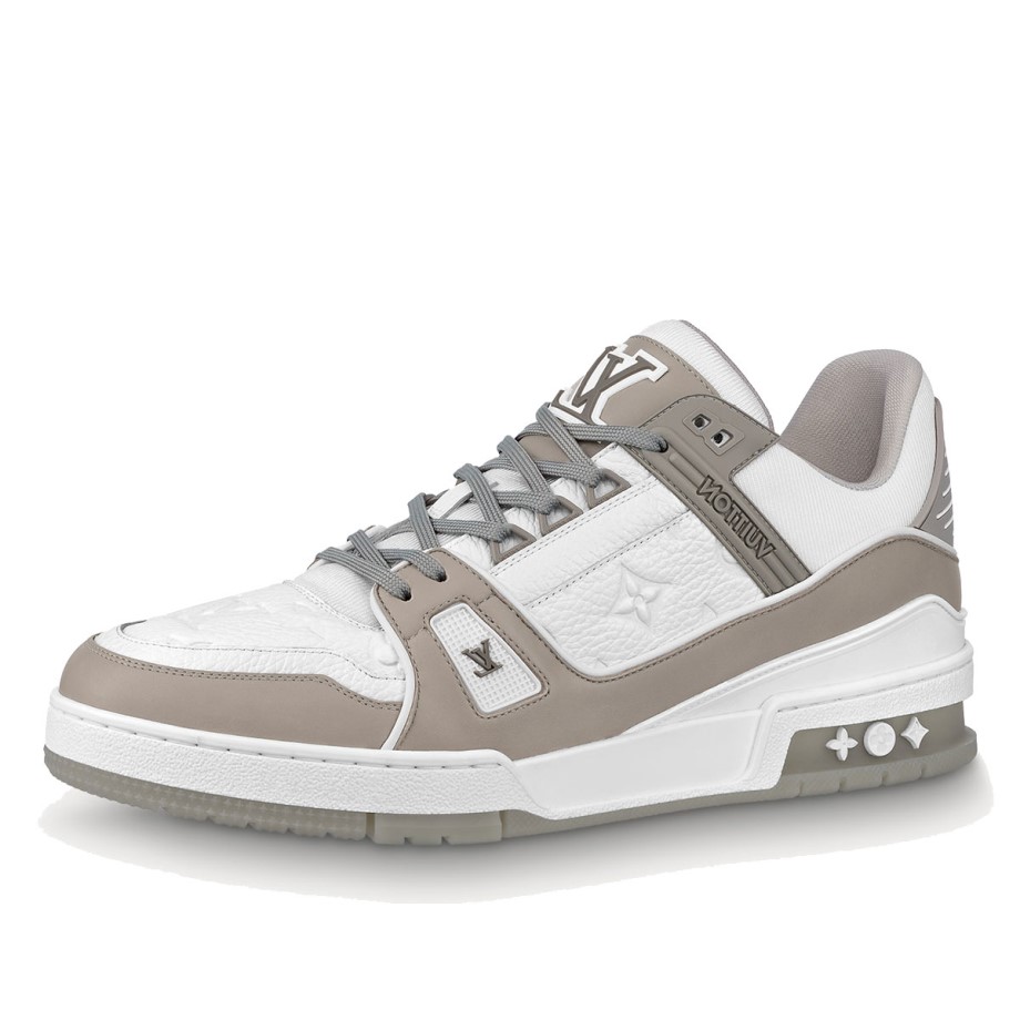 Klekt Louis Vuitton LV Trainer Grey White