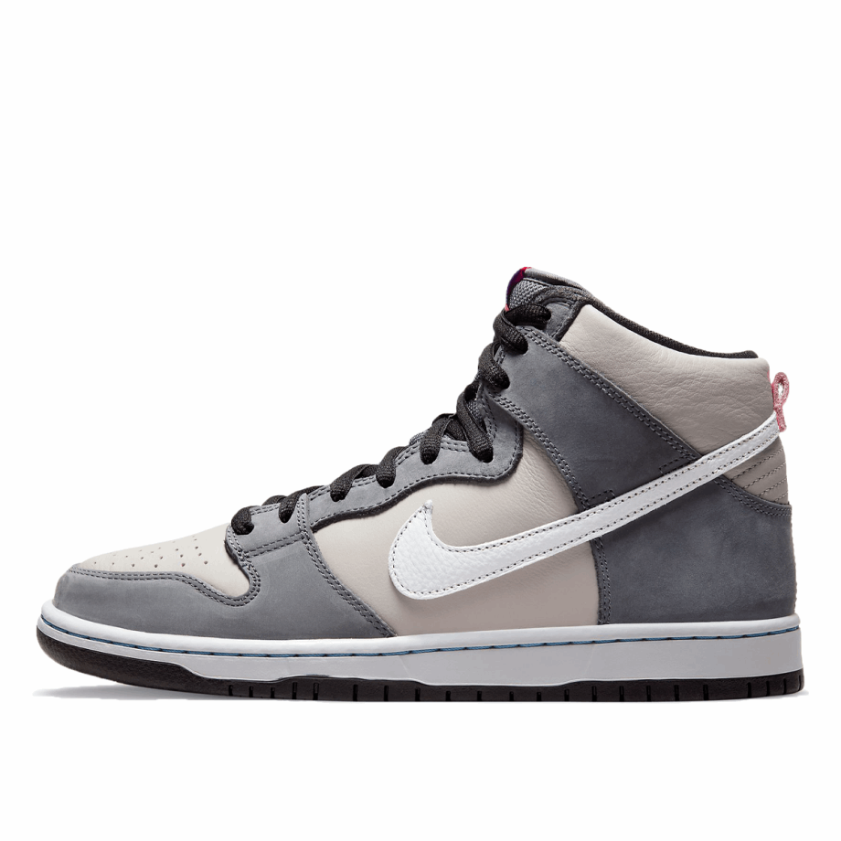 Klekt SB Dunk High Medium Grey Pink