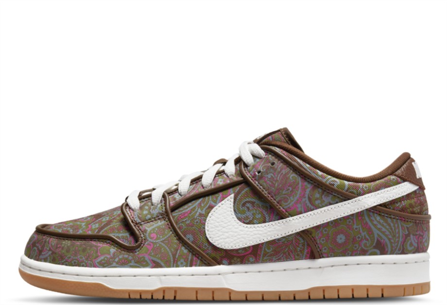 Klekt SB Dunk Low Paisley Burgundy