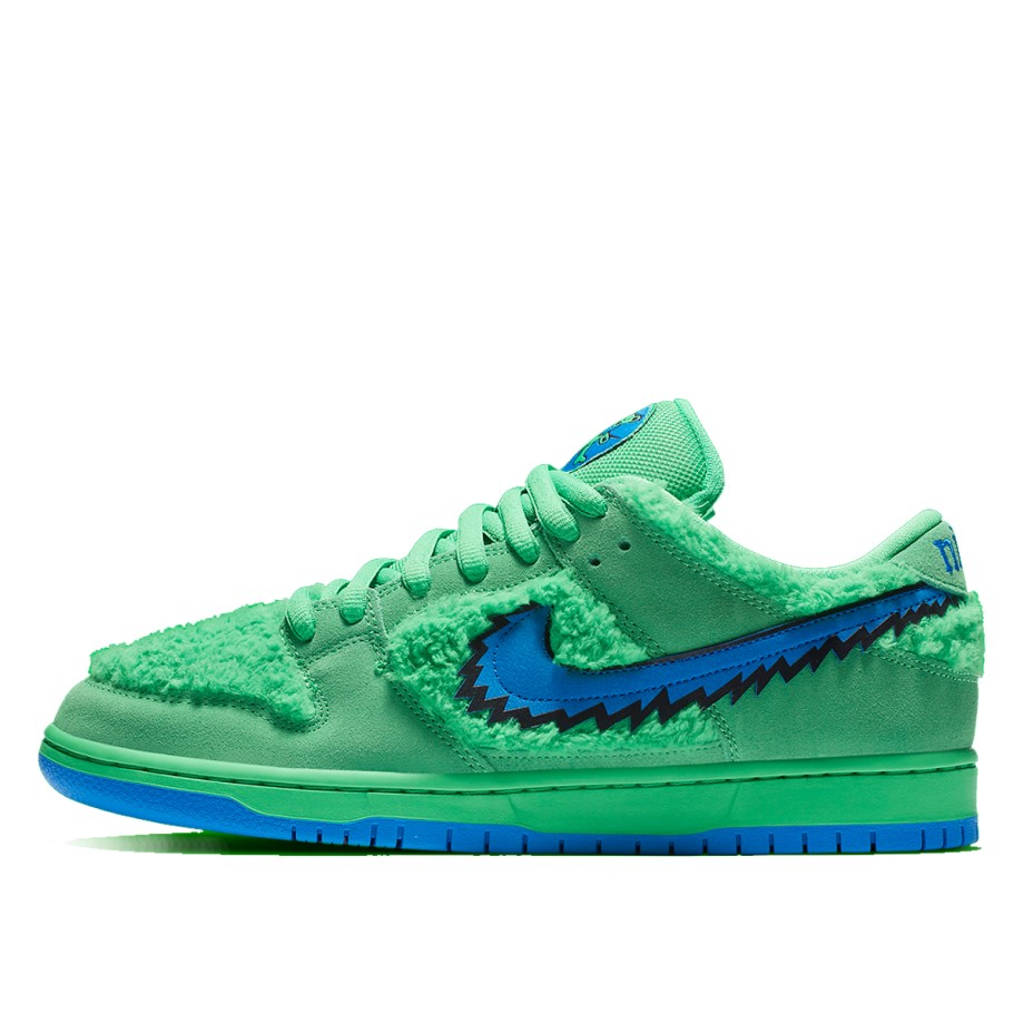 Klekt SB Dunk Low x Grateful Dead Bears Green