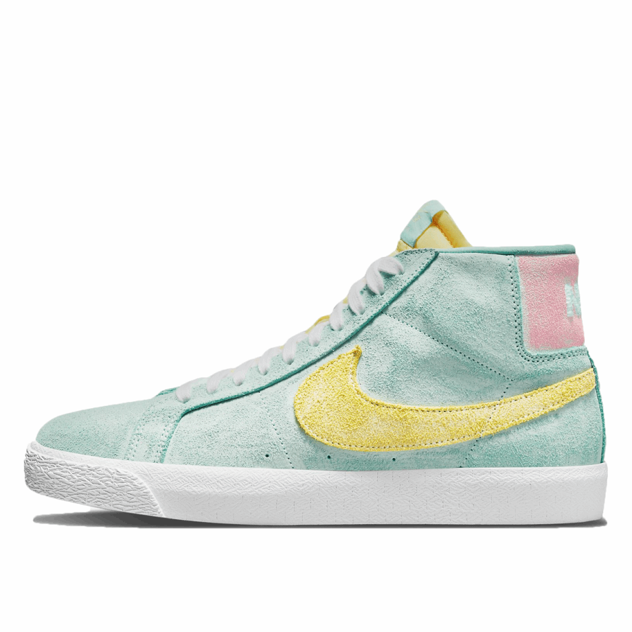 Klekt SB Zoom Blazer Mid Premium Light Dew Light Citron