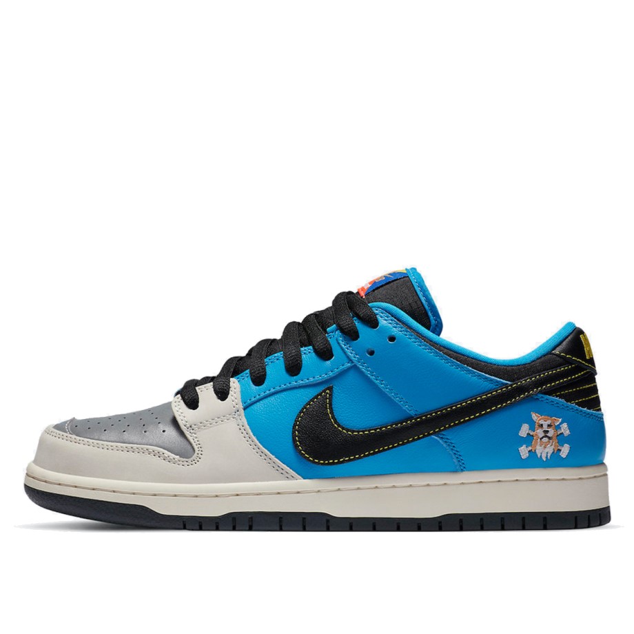 Klekt SB x Instant Skateboards Dunk Low Black Blue