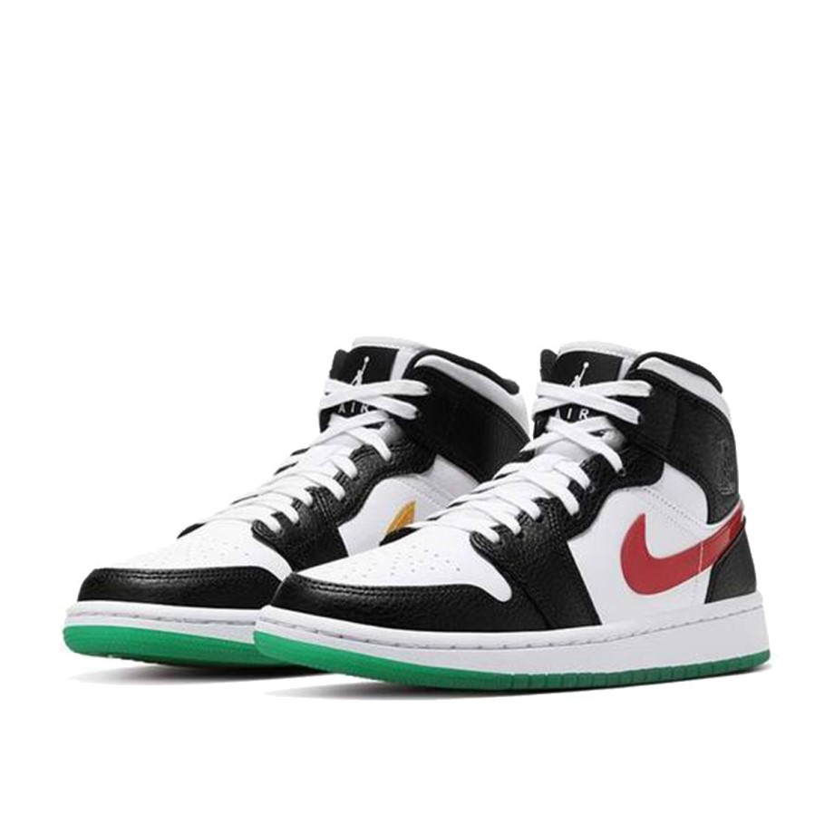 Klekt WMNS 1 Mid Alternate Swooshes Red Yellow