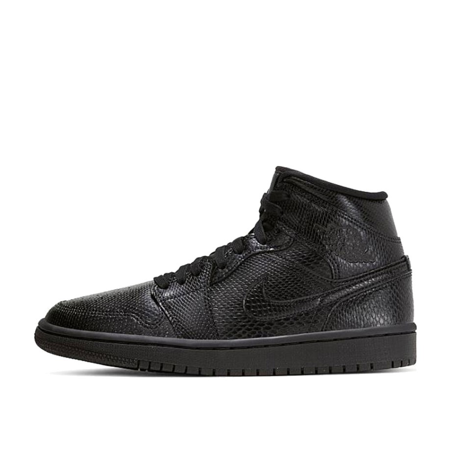 Klekt WMNS 1 Mid Black Snakeskin