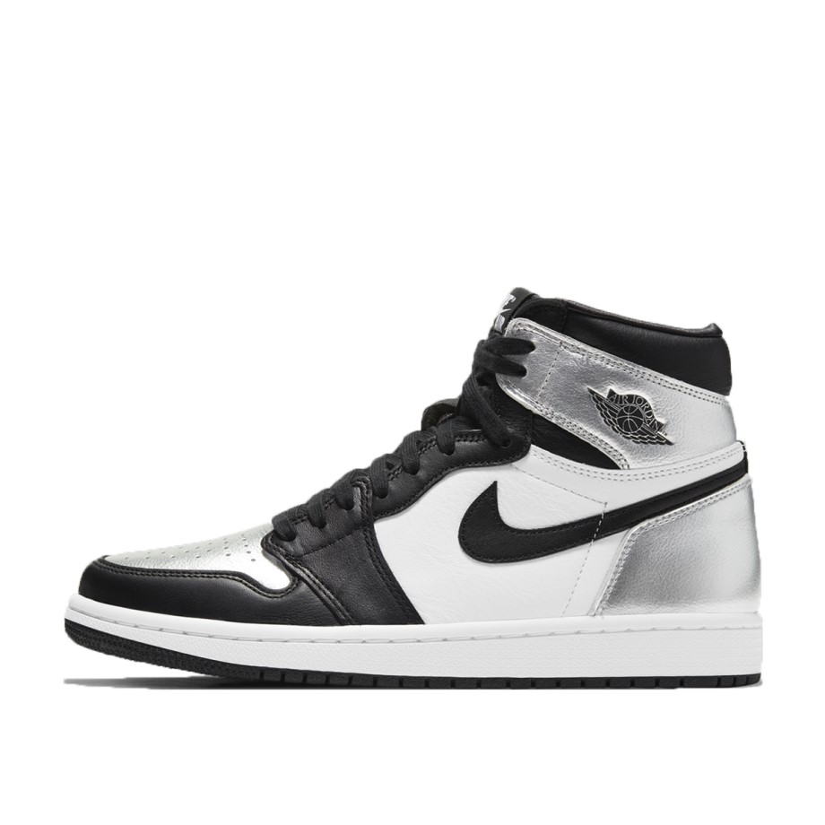 Klekt WMNS 1 Retro High Silver Toe Metallic Silver