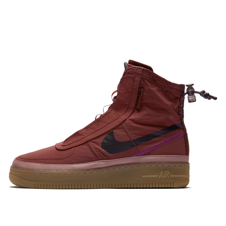 Klekt WMNS Air Force 1 Shell Burgundy Ash