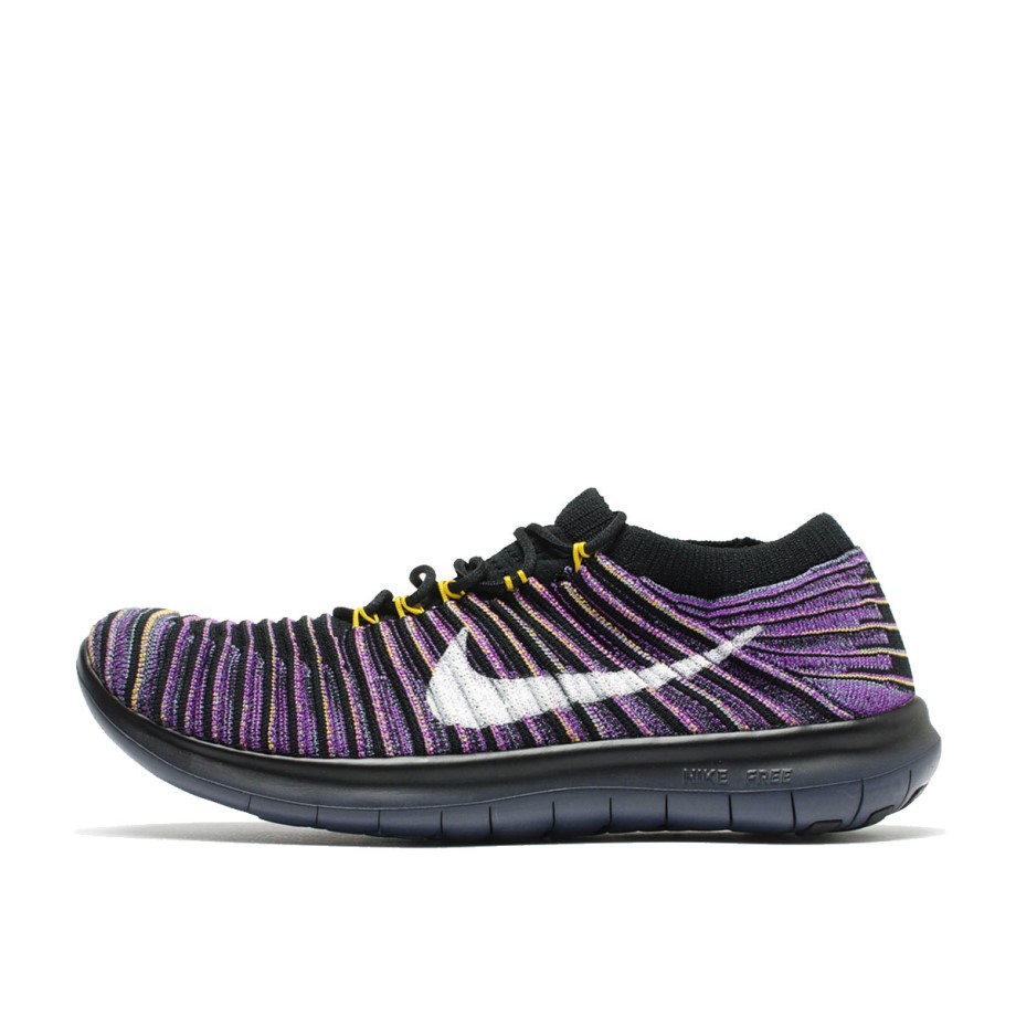 Klekt WMNS Nike Lab Free RN Motion Flyknit Black Vivid Purple