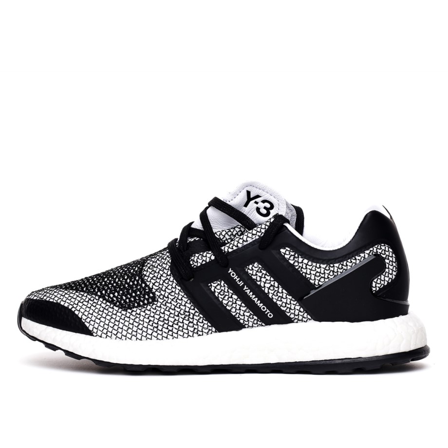 Klekt Y3 Yohji Yamamoto Y-3 Pure Boost ZG Knit White Core Black Reflective