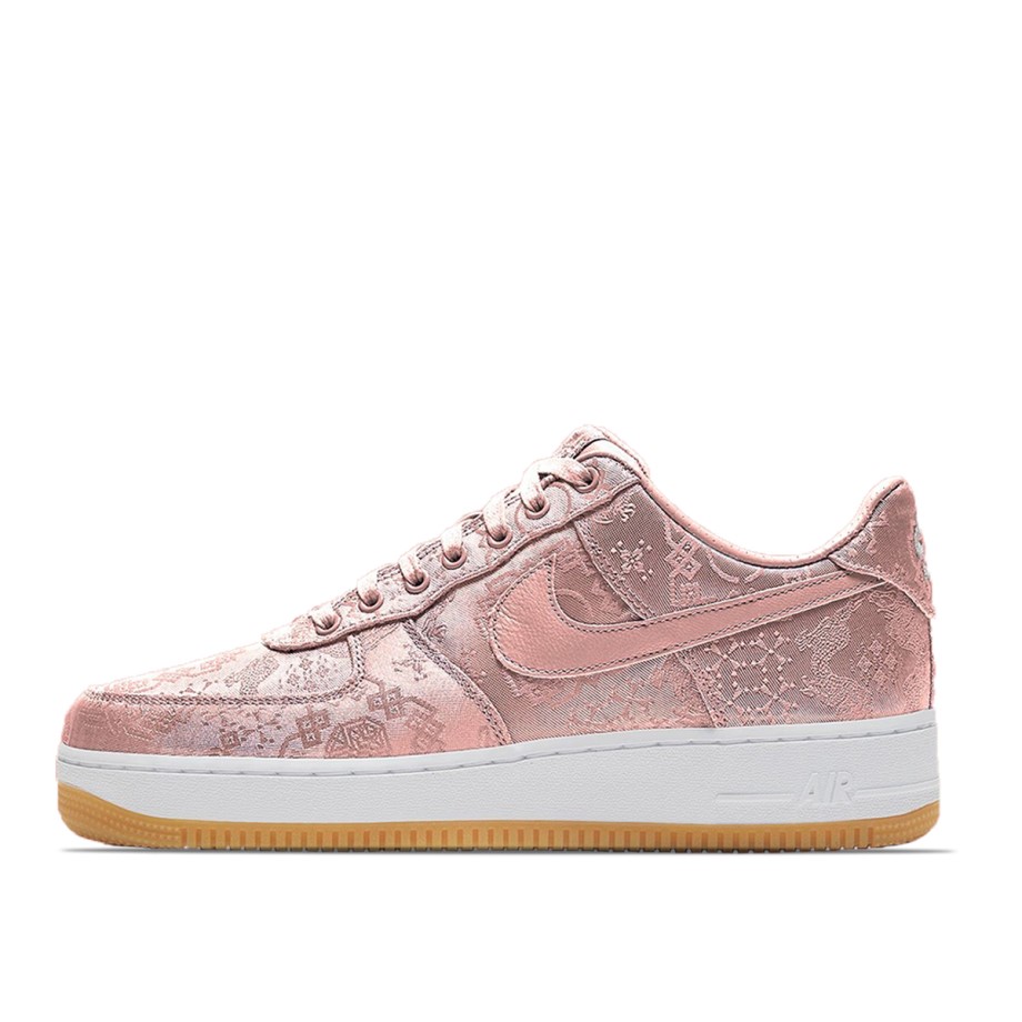 Klekt x CLOT Air Force AF 1 Low Rose Gold Silk