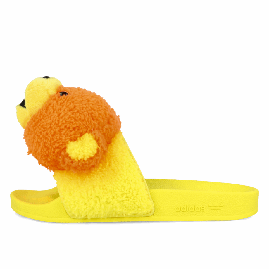 Klekt x Jeremy Scott Adilette Slide JS Bear Bright Yelllow