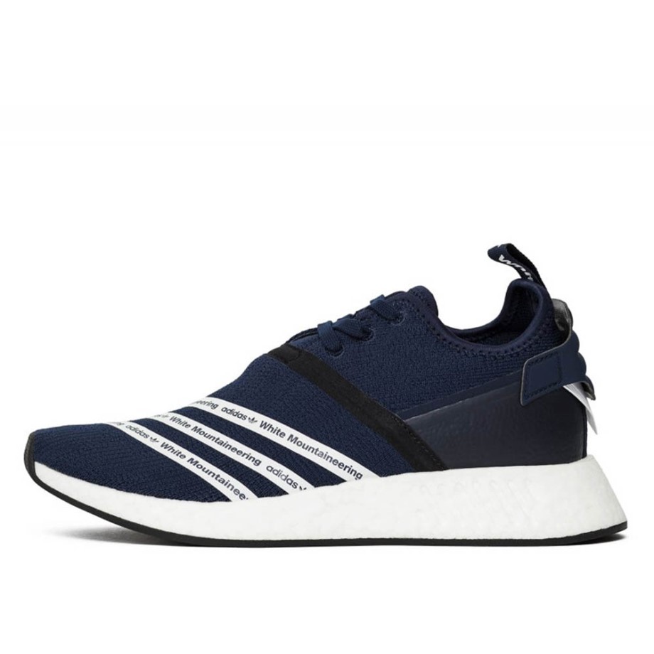 NMD R2 White Mountaineering Navy Klekt