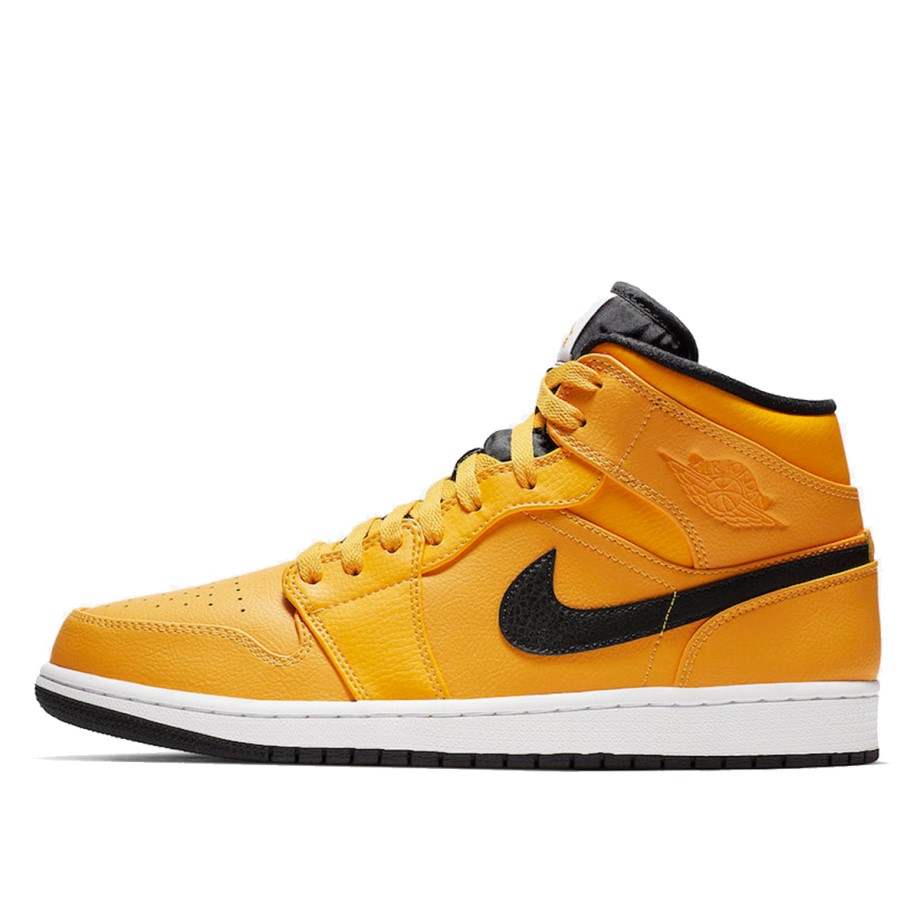 Nike AJ I 1 Mid University Gold Black Klekt