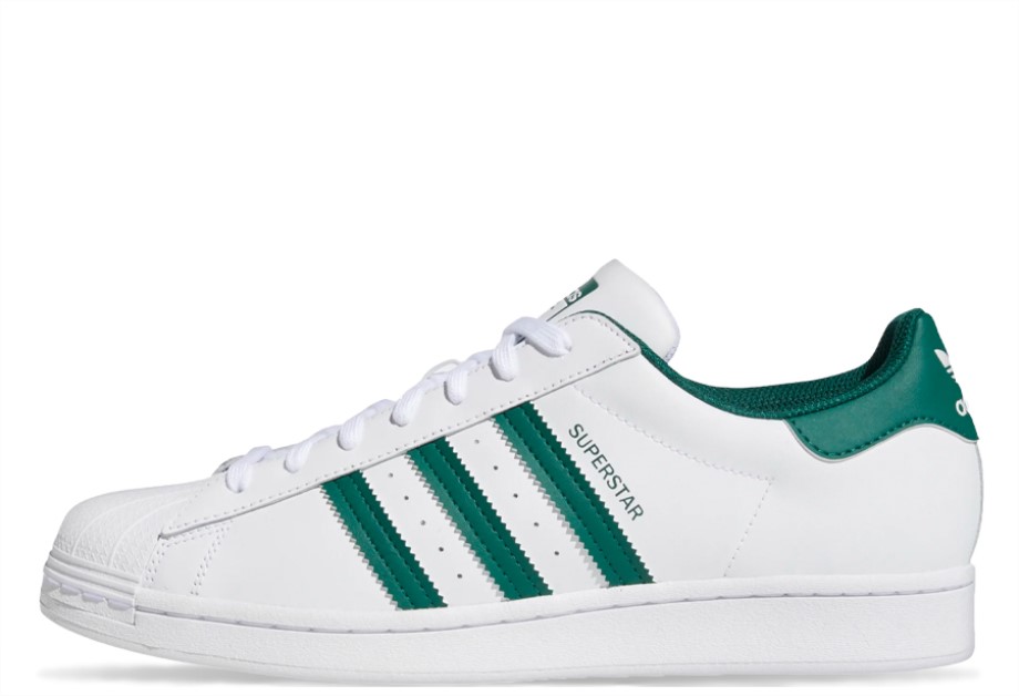 Superstar White Collegiate Green Klekt
