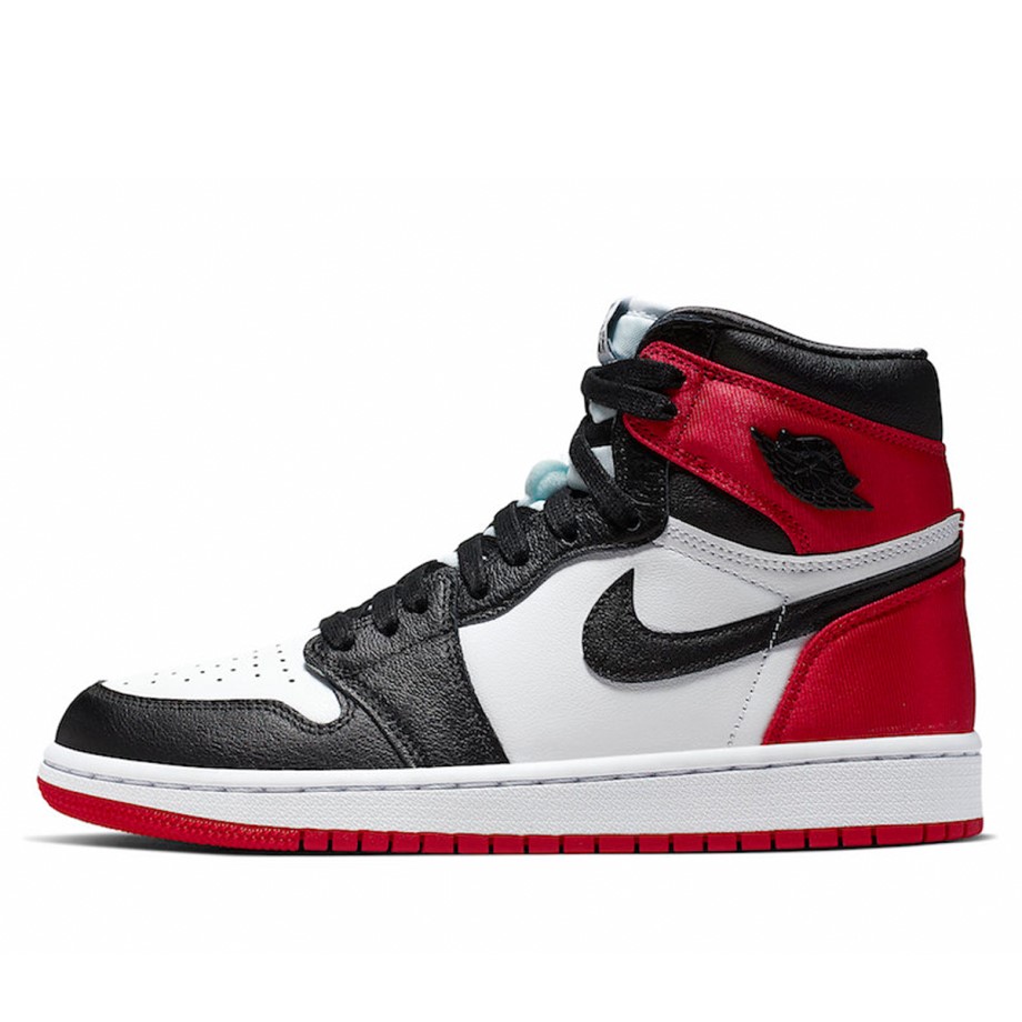 WMNS 1 Retro High Satin Black Toe Klekt