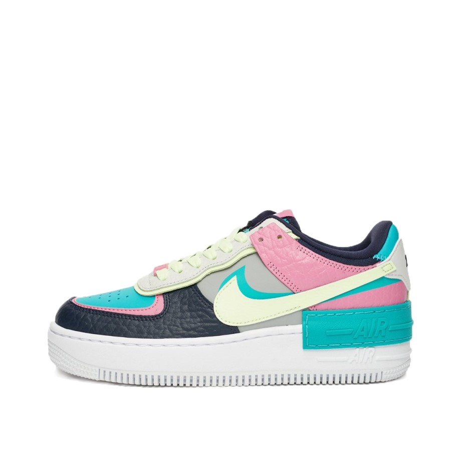 WMNS Air Force 1 Shadow Barely Volt Oracle Aqua Klekt