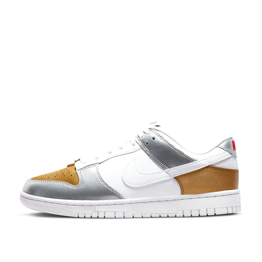WMNS Dunk Low Gold White Silver Klekt