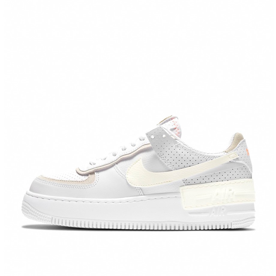 Womens Air Force AF 1 Shadow White Atomic Pink Klekt