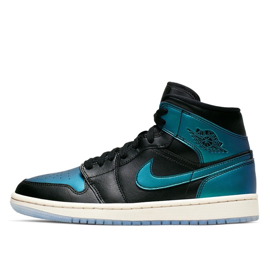 Womens Nike AJ I 1 Mid Iridescent Klekt