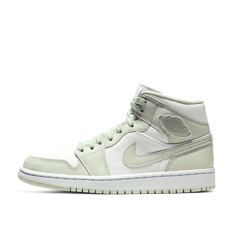 Womens Nike AJ I 1 Mid Spruce Aura Klekt