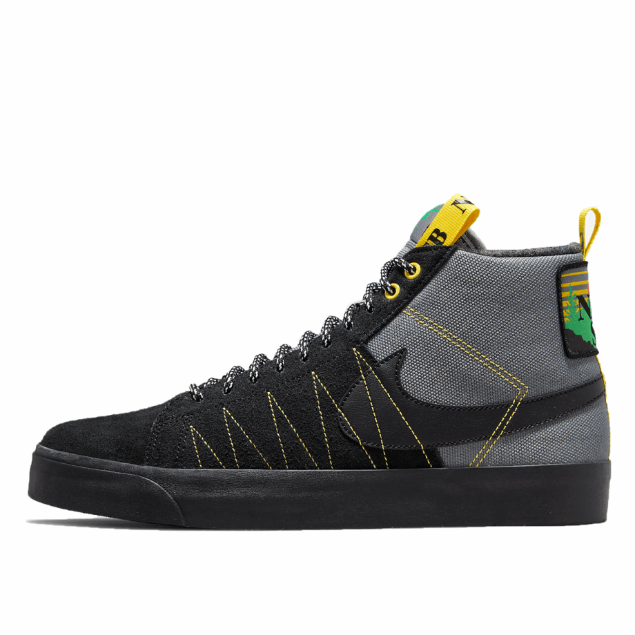 Zoom Blazer Mid Acclimate Cool Grey Yellow Strike Klekt