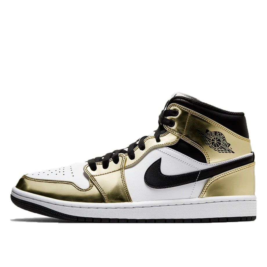 1 Mid Metallic Gold Black White Klekt