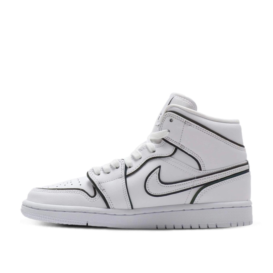 1 Mid WMNS Iridescent Reflective White Klekt