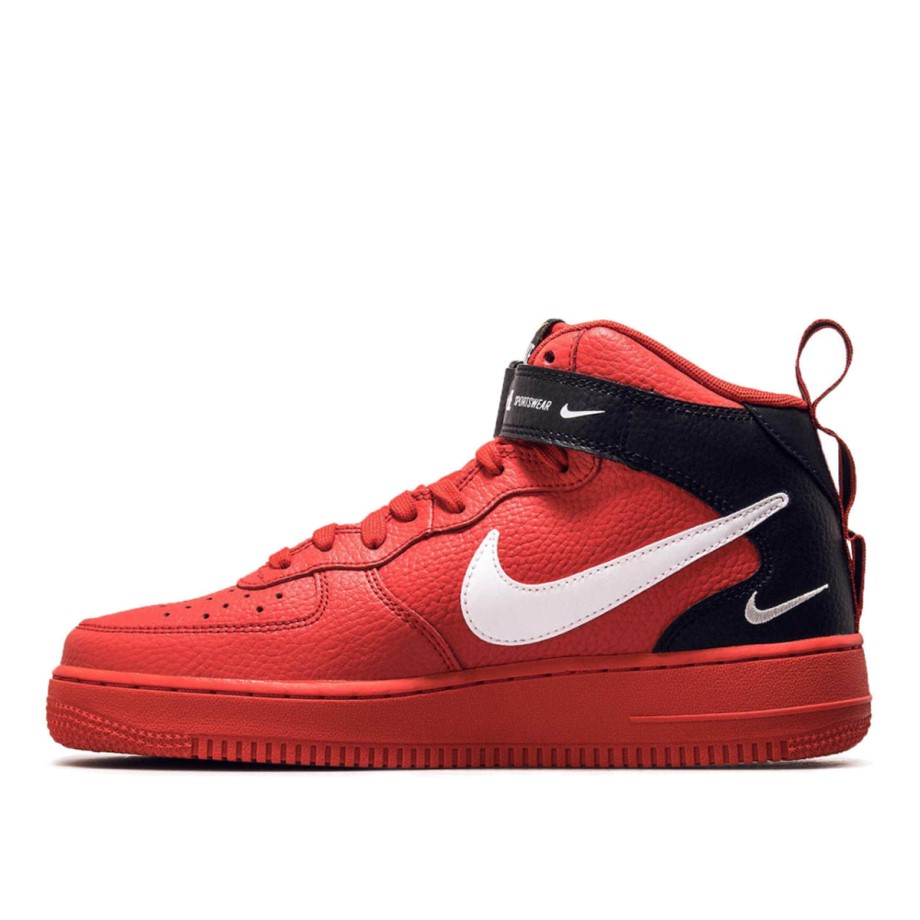 Air Force 1 Mid Red Utility Klekt