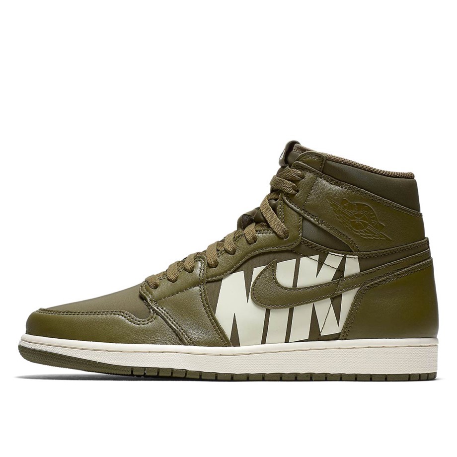 Klekt Nike AJ 1 I Retro High OG Olive Canvas