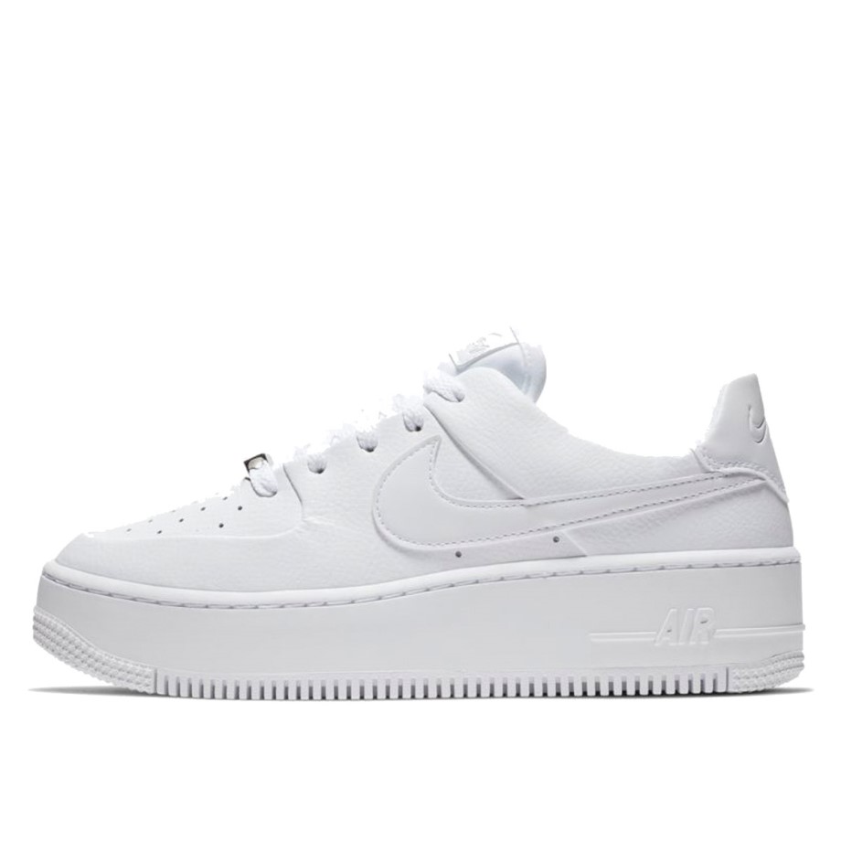 Klekt Womens Air Force AF 1 Sage Low White