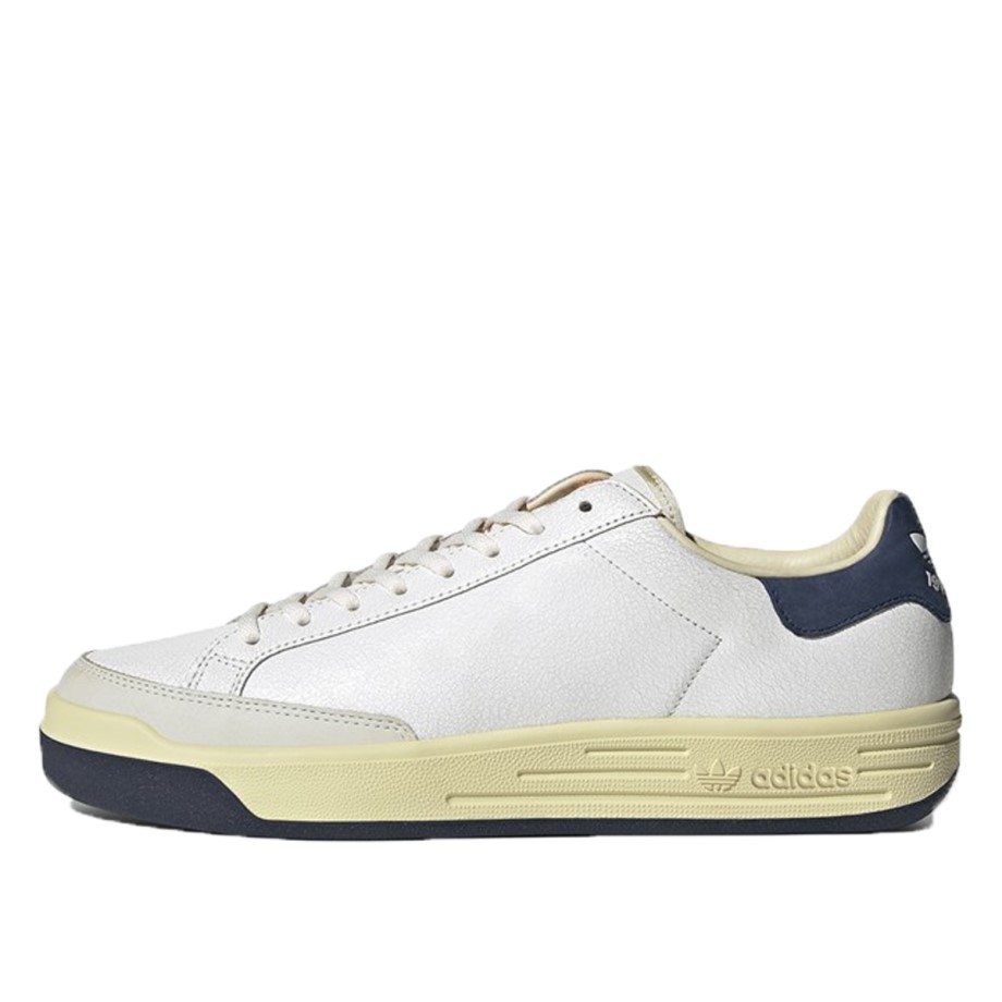 Rod Laver Cracked White Navy Klekt