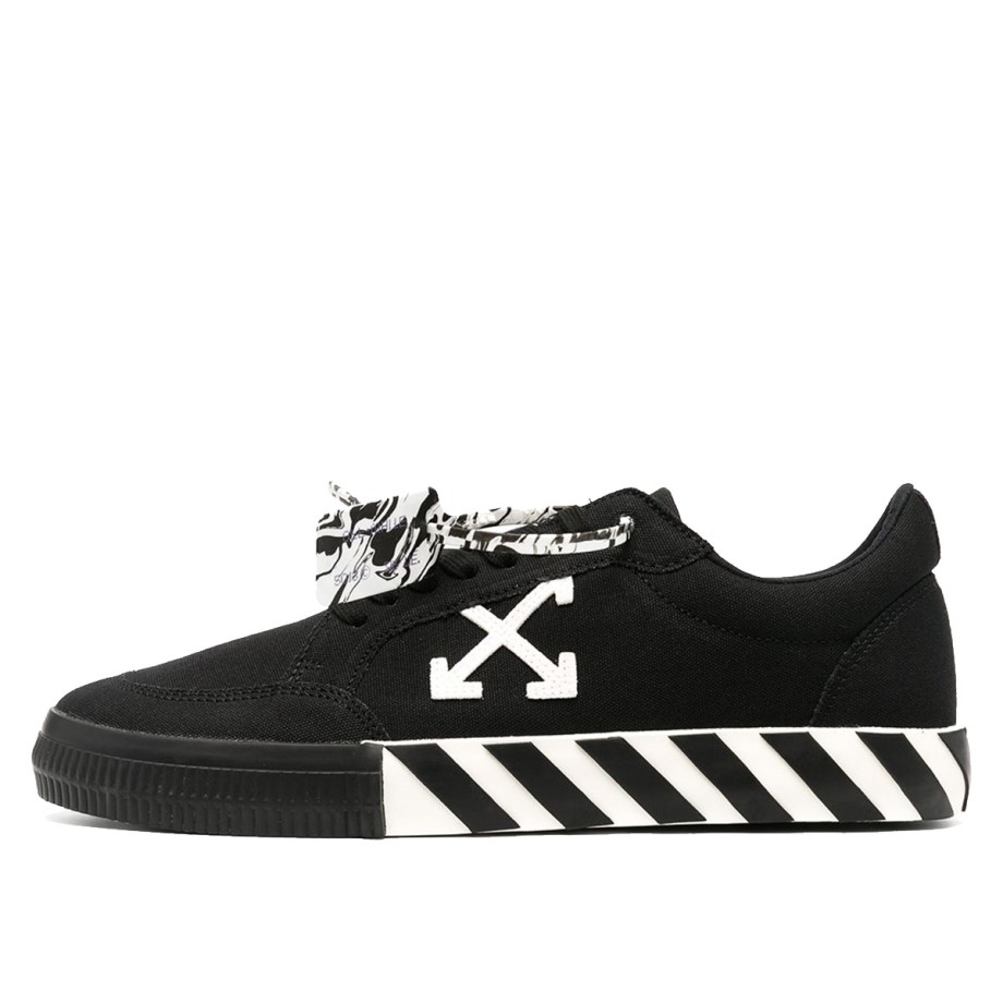 Vulc Low Top Sneaker Black White Klekt New