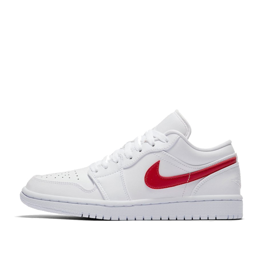 WMNS 1 Low White University Red Klekt