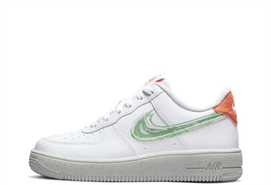 Air Force 1 Low GS Brushstroke Greent Klekt